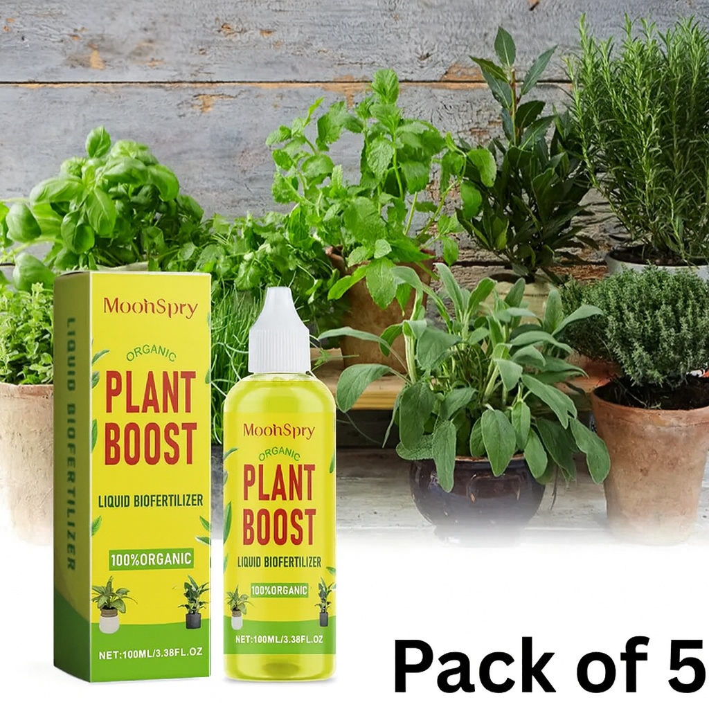 Plant Boost Liquid Biofertilizer for All Crops,Organic (Pack of 5)