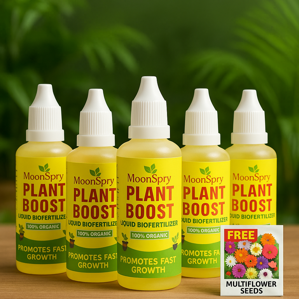 Plant Boost Liquid Biofertilizer for All Crops,Organic (Pack of 5)